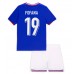 Maillot de foot France Youssouf Fofana #19 Domicile vêtements enfant Europe 2024 Manches Courtes (+ pantalon court)